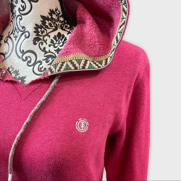 Element Light Red Boho Hooded Sweatshirt - Picture 2 of 7